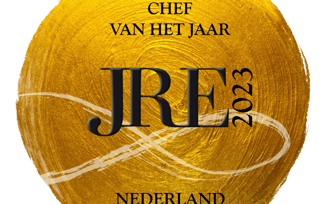 Jeroen uitgeroepen tot chef van het jaar 2023 bij de JRE awards.