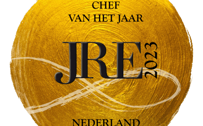 Jeroen uitgeroepen tot chef van het jaar 2023 bij de JRE awards.